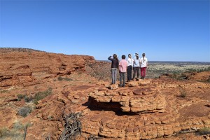 Duke of Edinburgh’s Award. kids standing on mountain in Australia.
