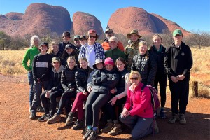 Duke of Edinburgh’s Award. kids on adventure in the desert.