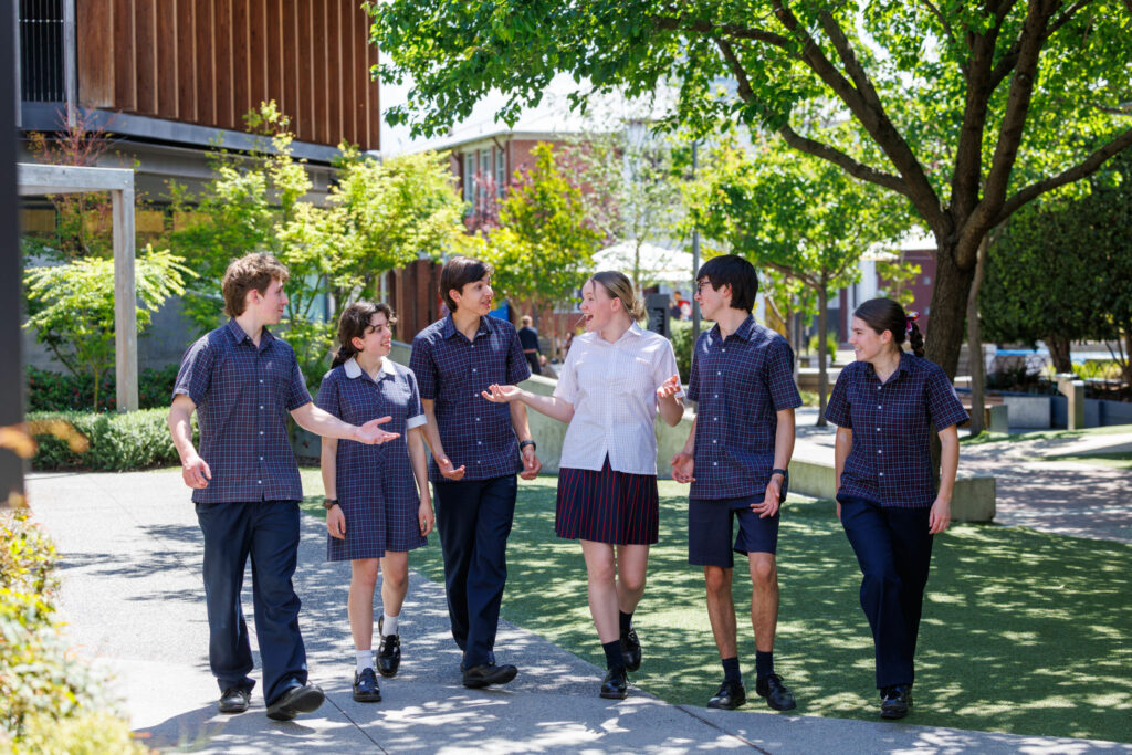 Molly With Students
