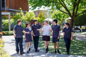 Molly With Students