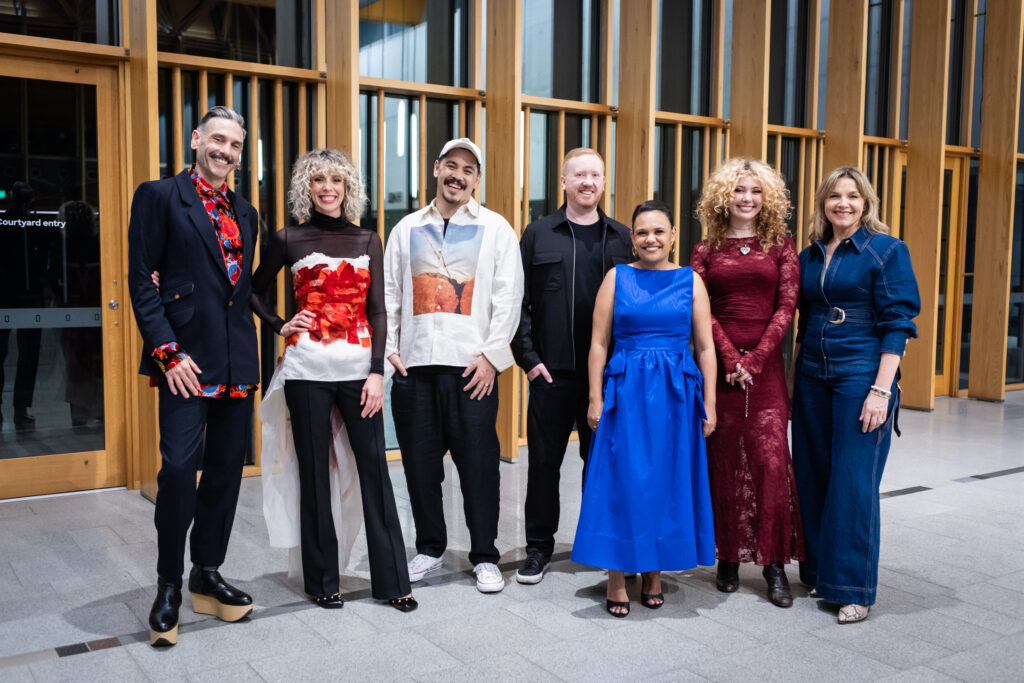 Robert Wellington, Bree Pickeringm, Abdul Abdullah, Luke Mcgregor, Miranda Tapsell, Jasmine Lancaster And Justine Clarke Paoty S2 Final Npg6a6750
