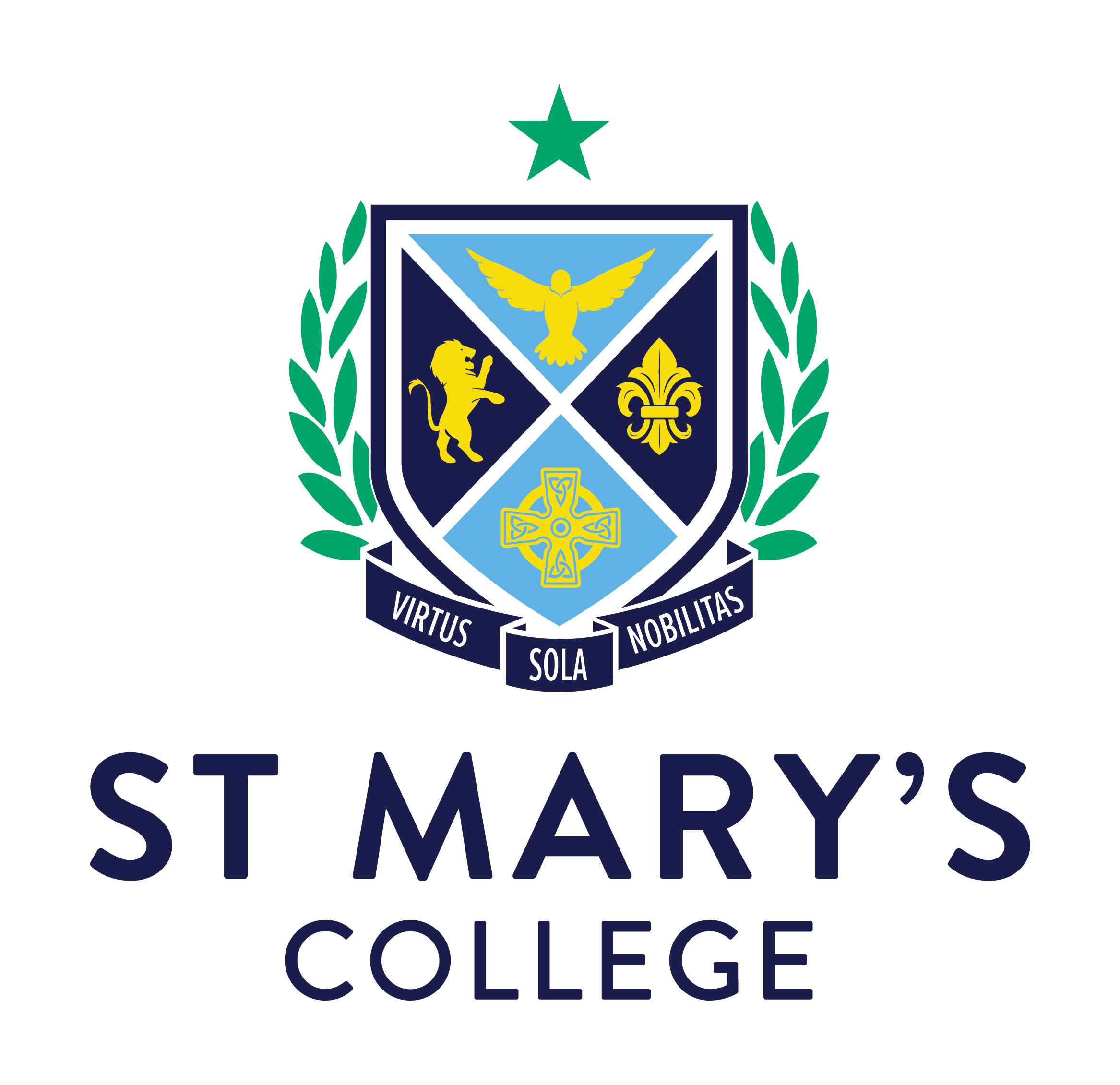 St Mary S College Logo Master Stacked Rgb